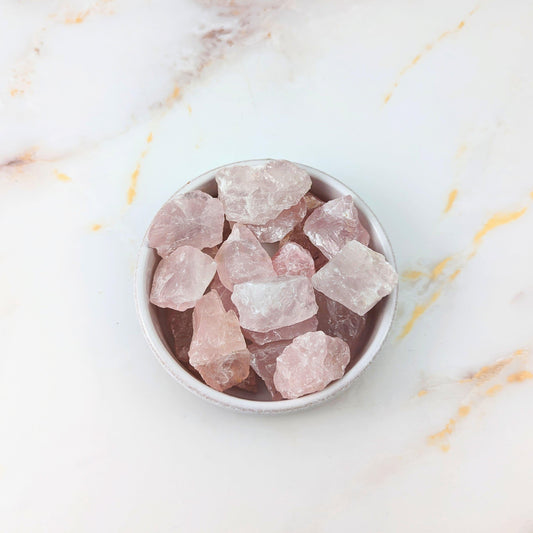 Rose Quartz rough stone - Enemilymakes