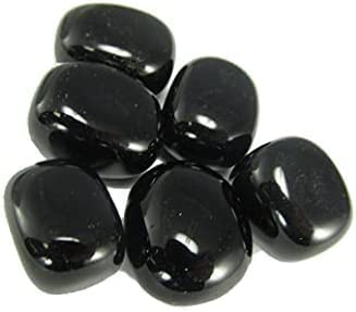 AmazeU black obsidian tumbled stones bulk with smooth polished surfaces and deep black color