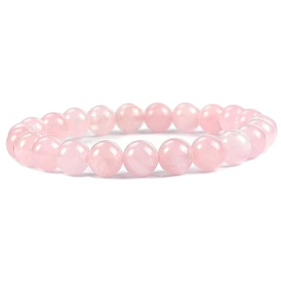 Rose Quartz Bracelet (10 mm Beads) - Enemilymakes