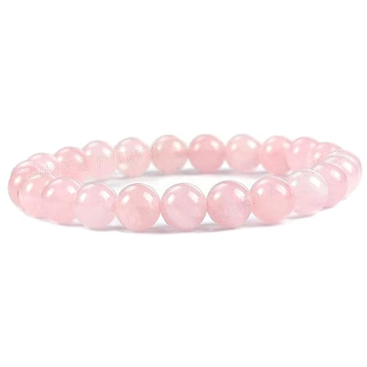 Rose Quartz Bracelet (10 mm Beads) - Enemilymakes